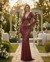 Vestido largo 23345-1