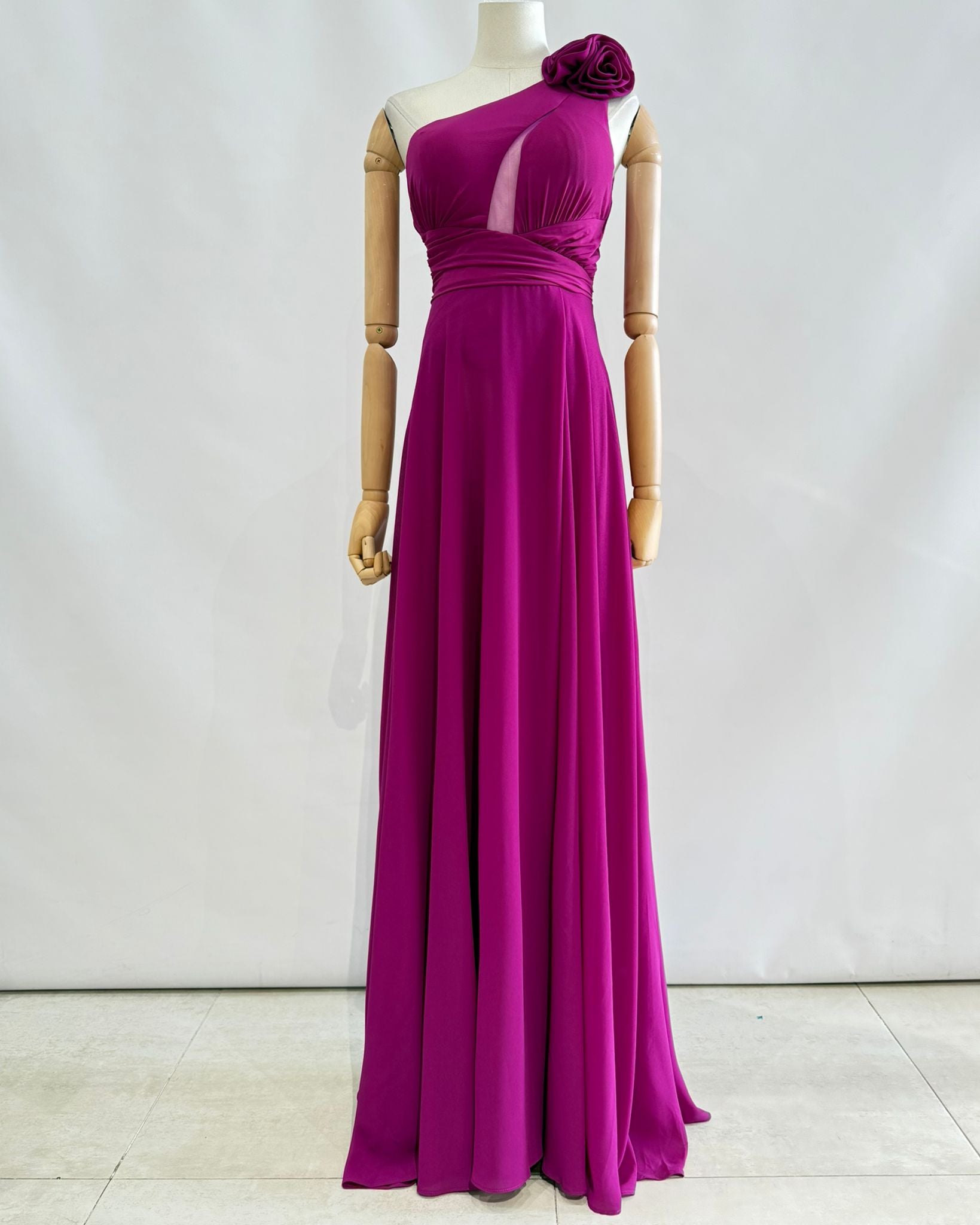 Vestido asimetrico 25128