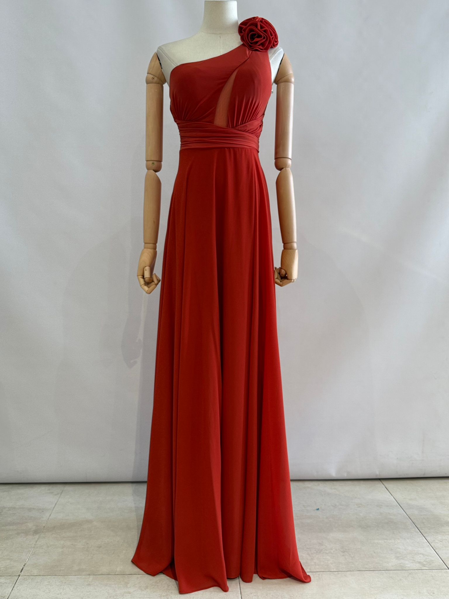 Vestido asimetrico 25128