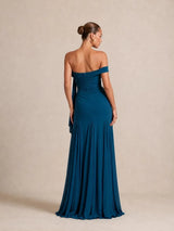 Vestido largo liso 2678-1