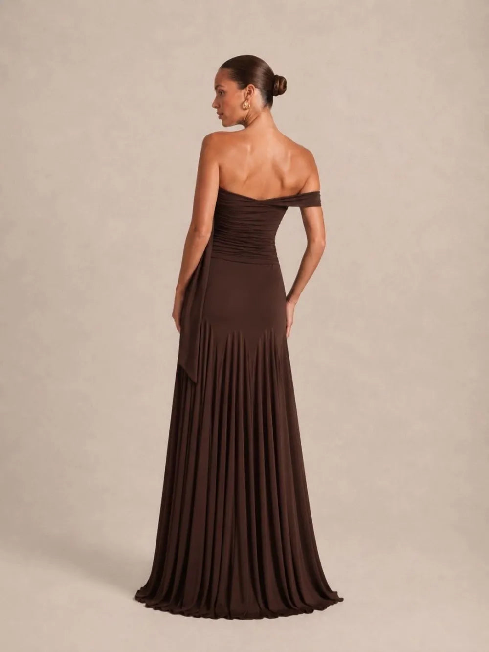 Vestido largo liso 2678-1