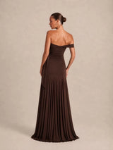Vestido largo liso 2678-1