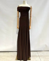 Vestido largo liso 2678-1