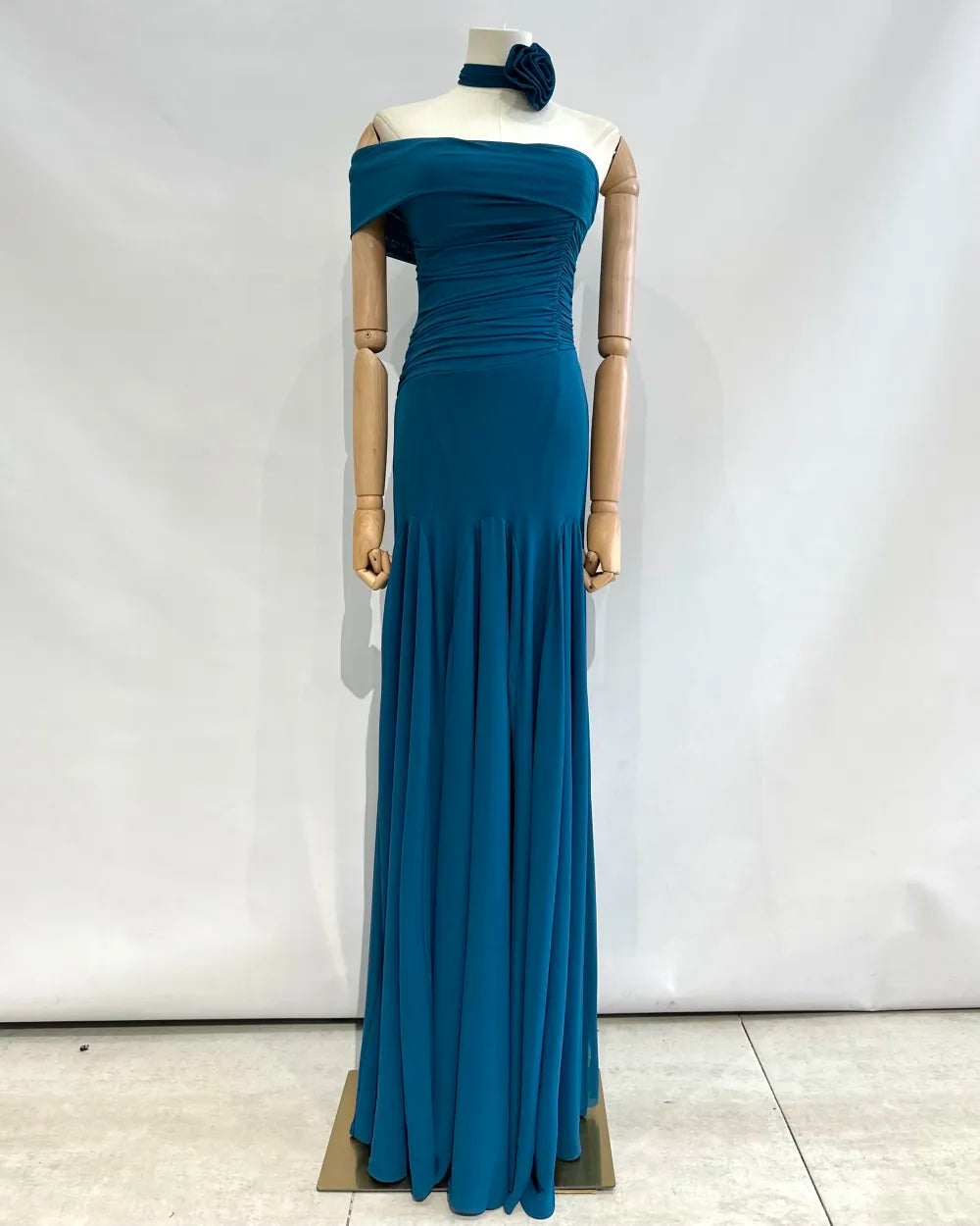 Vestido largo liso 2678-1