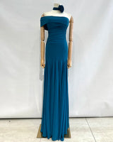 Vestido largo liso 2678-1
