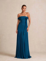 Vestido largo liso 2678-1