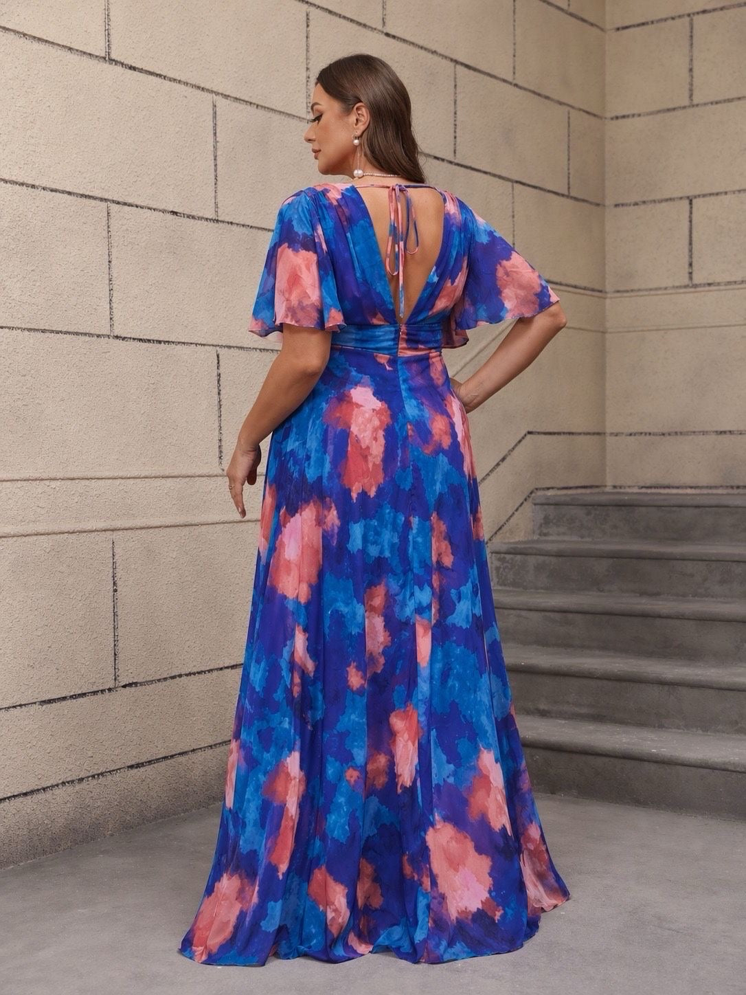 VESTIDO LARGO ESTAMPADO 25108-2