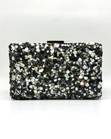 Clutch/bolsos piedras doble cara BR4066