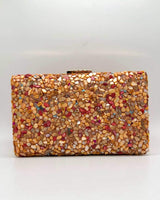 Clutch/bolsos piedras doble cara BR4066