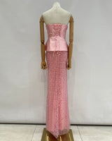 Conjunto falda y corset 2536