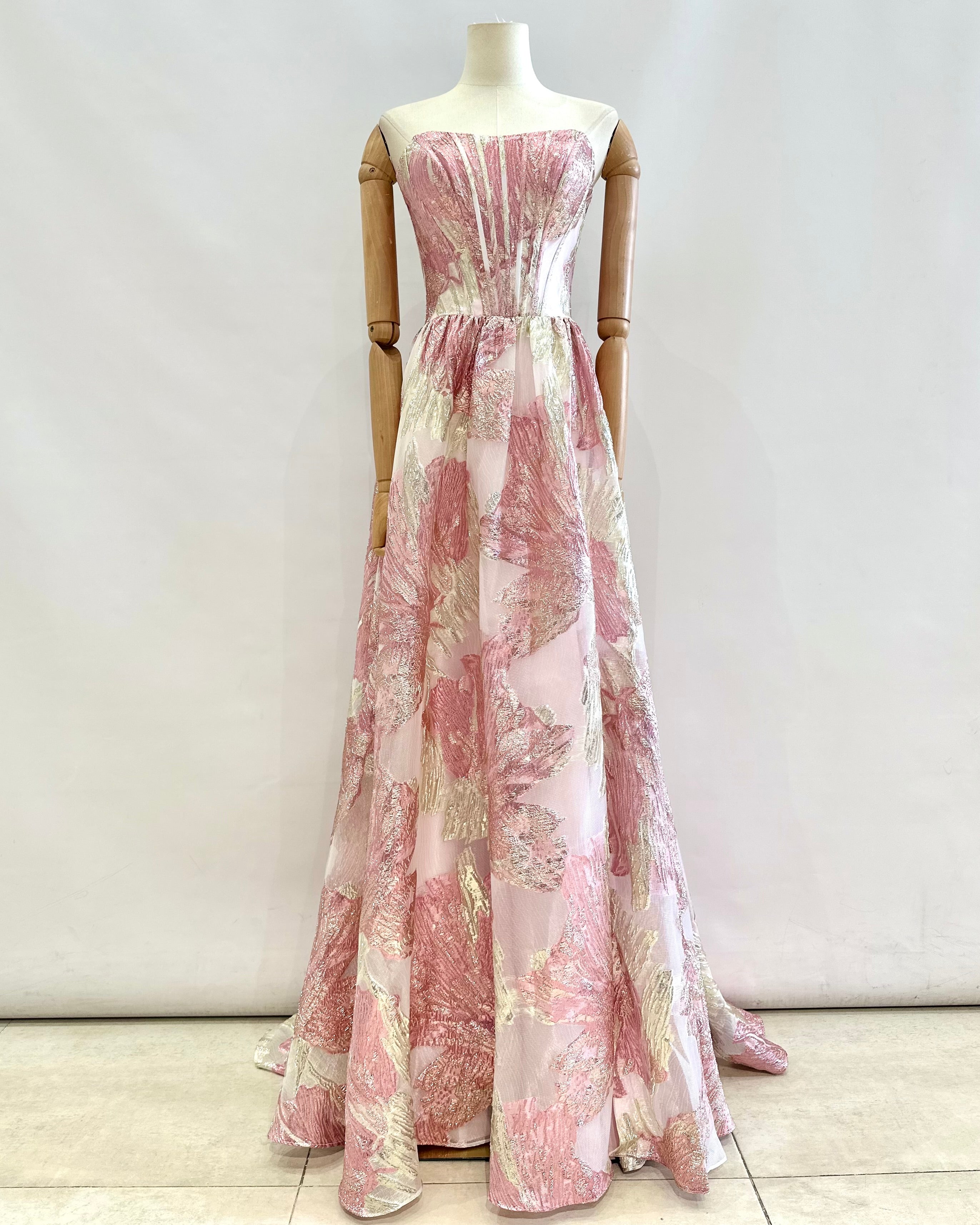 Vestido palabra de honor F86062