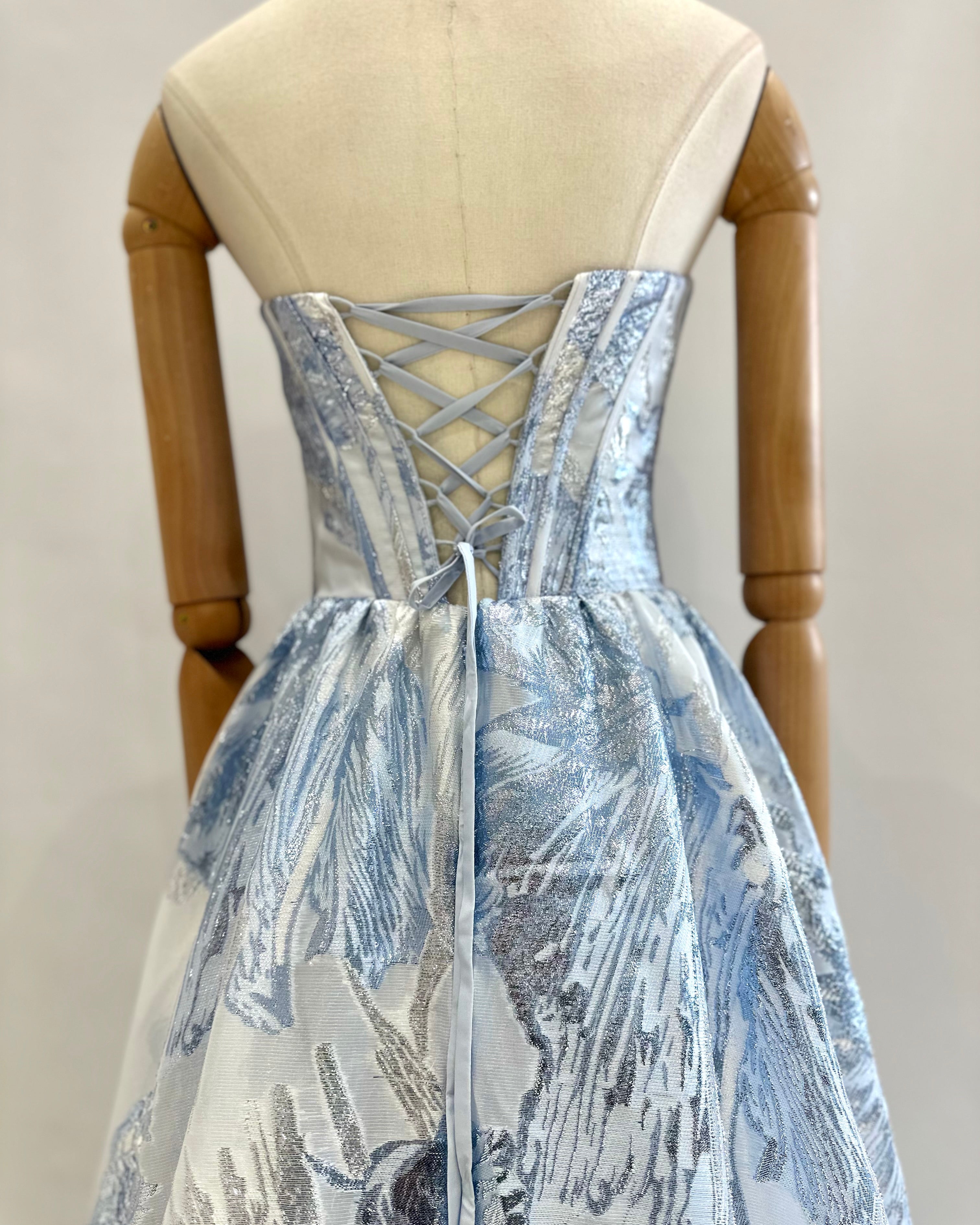 Vestido palabra de honor F86062