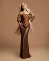 Conjunto falda y corset 2536