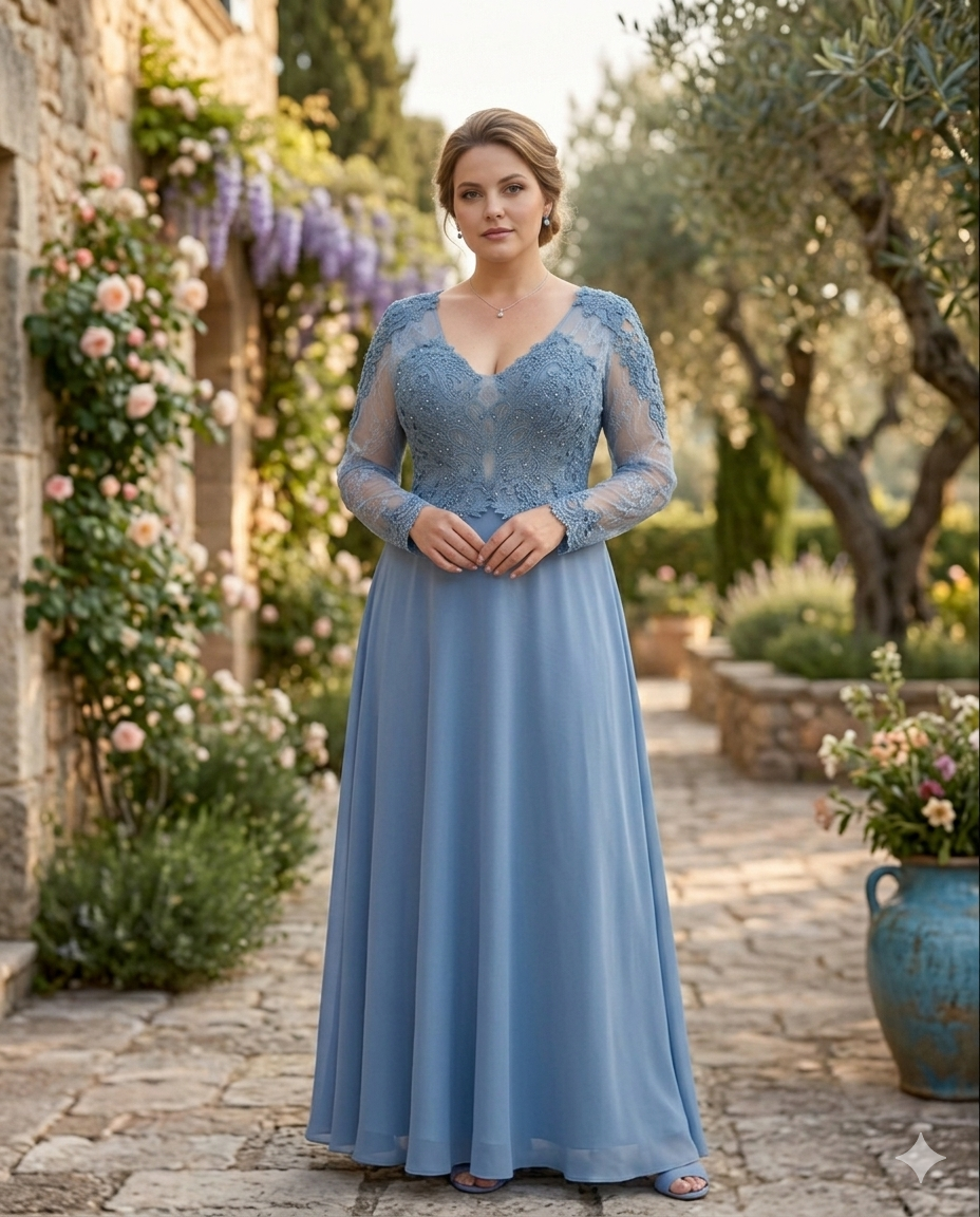 Long dress plus size 1584