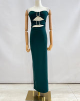 Vestido largo hebillas 43185