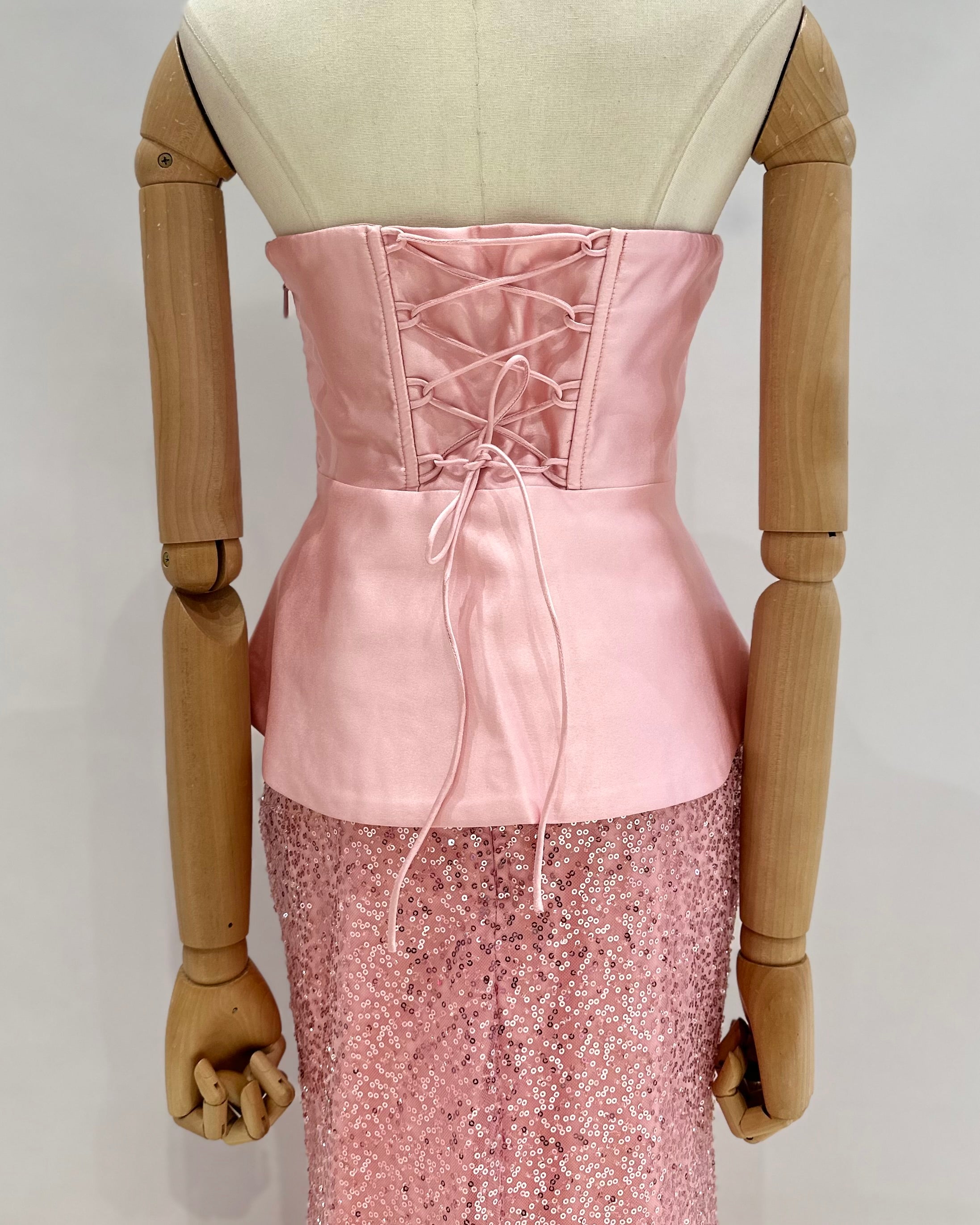 Conjunto falda y corset 2536