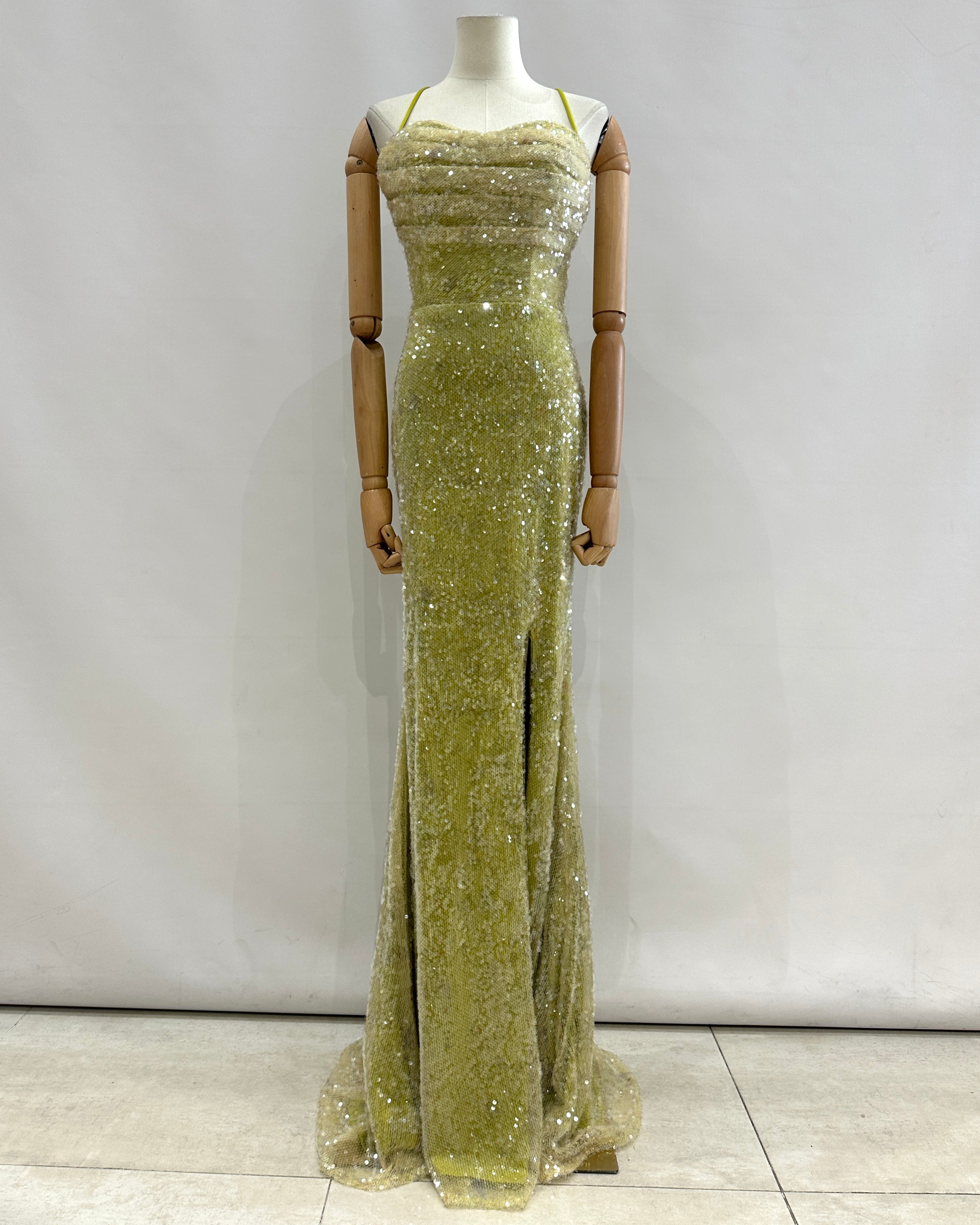 Vestido largo F86019