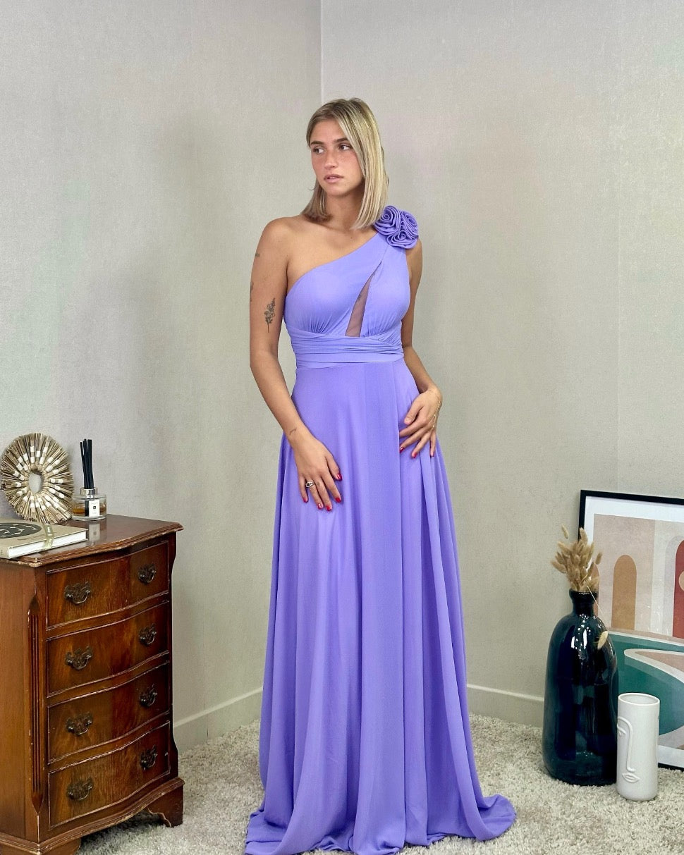 Vestido asimetrico 25128