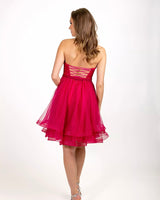Short strapless dress GP359