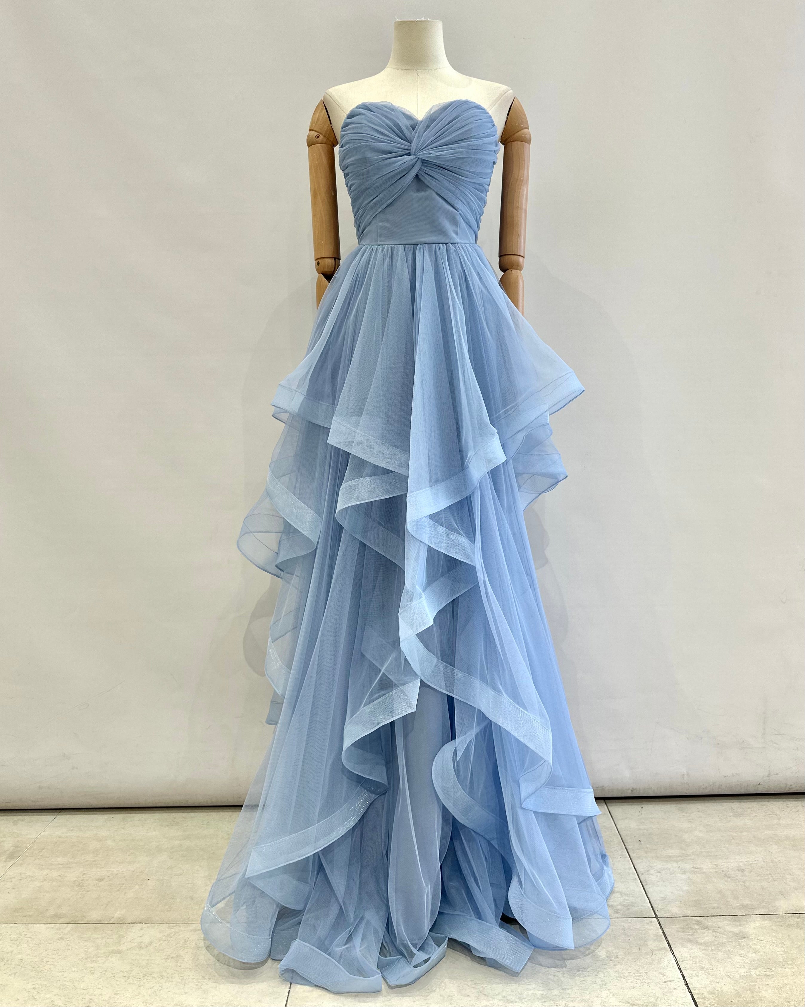 Vestido largo de tul 99622