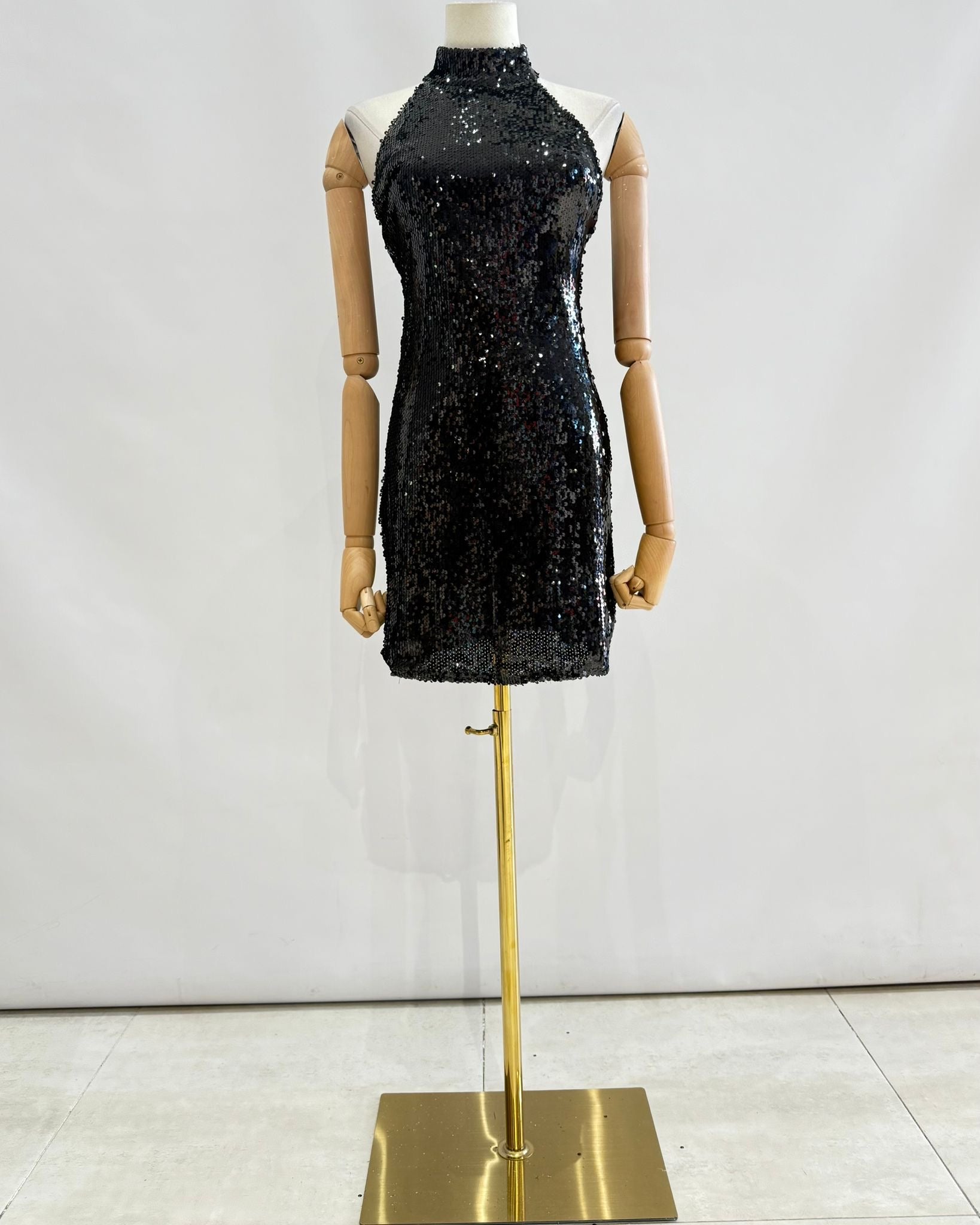 Vestido corto de lentejuela 15817