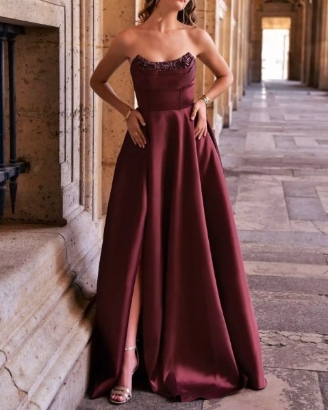Vestido largo 25015