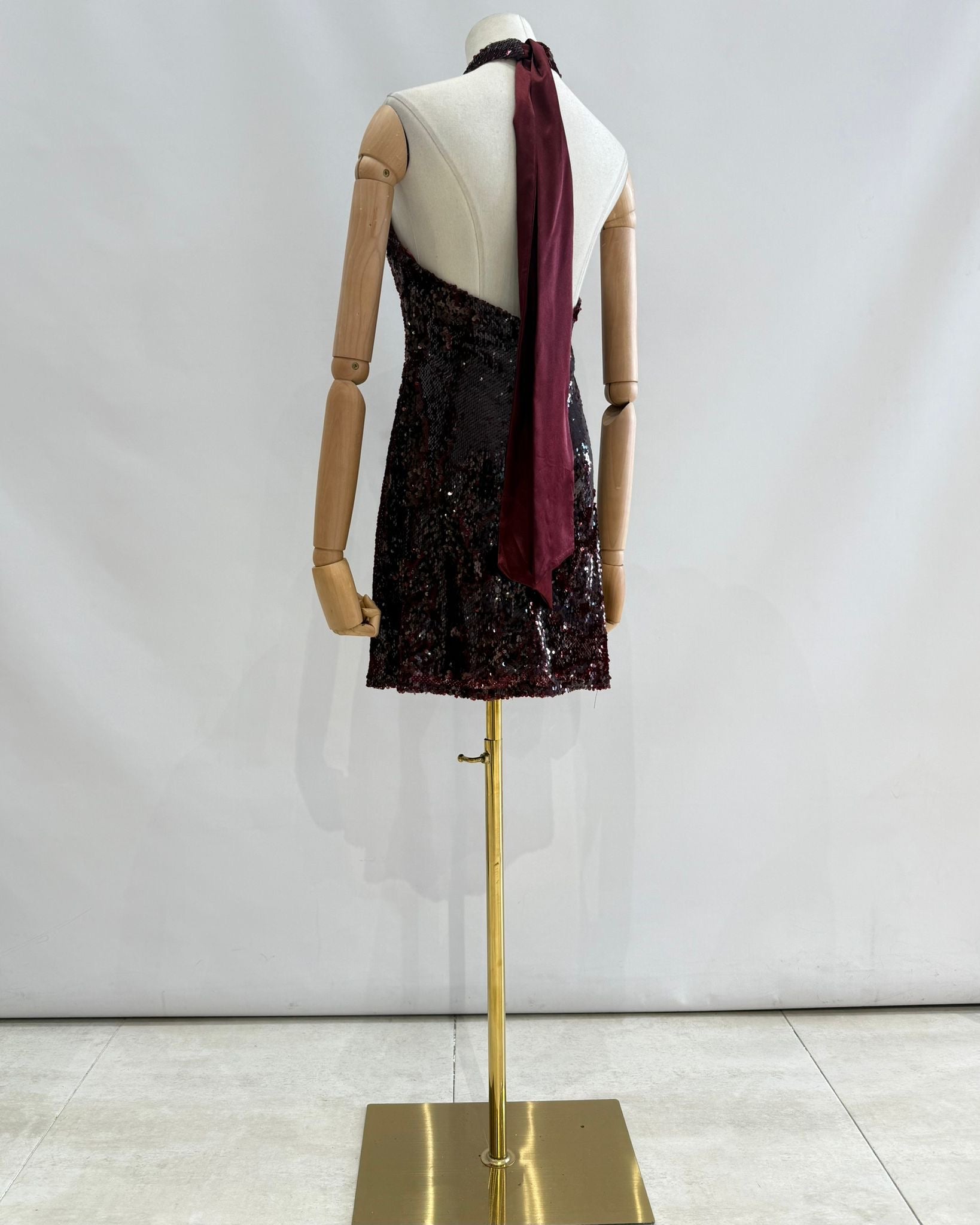 Vestido corto de lentejuela 15817