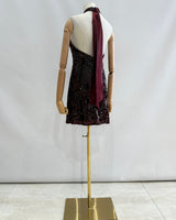 Vestido corto de lentejuela 15817