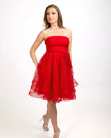 Short strapless dress GP359