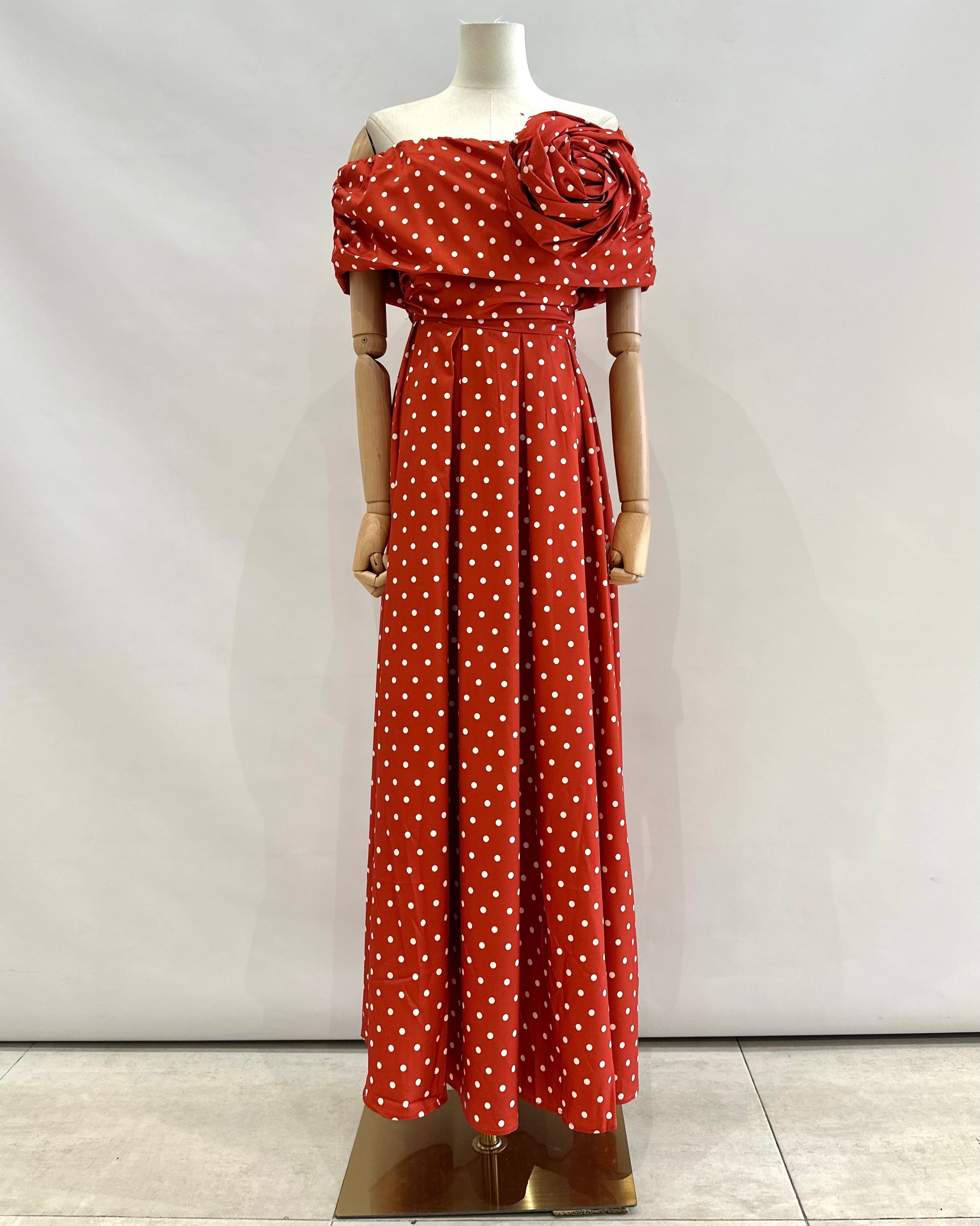 Vestido de puntos 26001