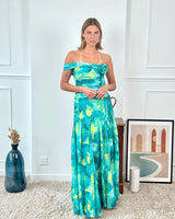 Vestido largo estampado 2678