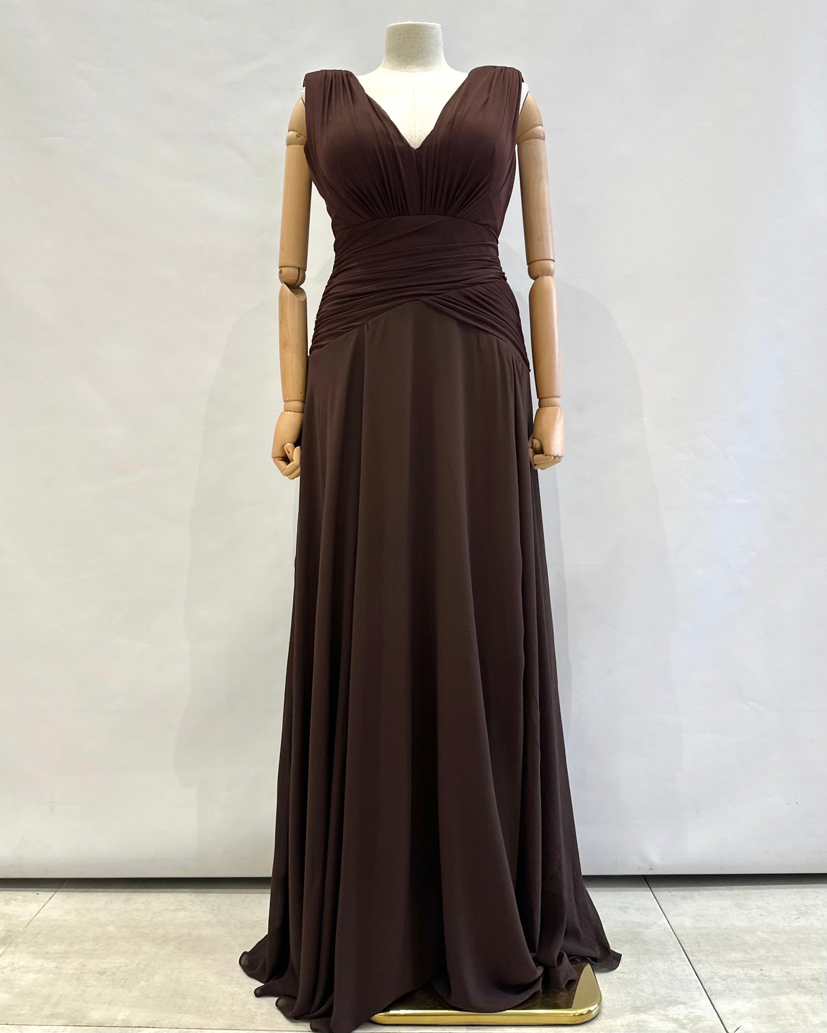 Vestido largo 2601 Liso