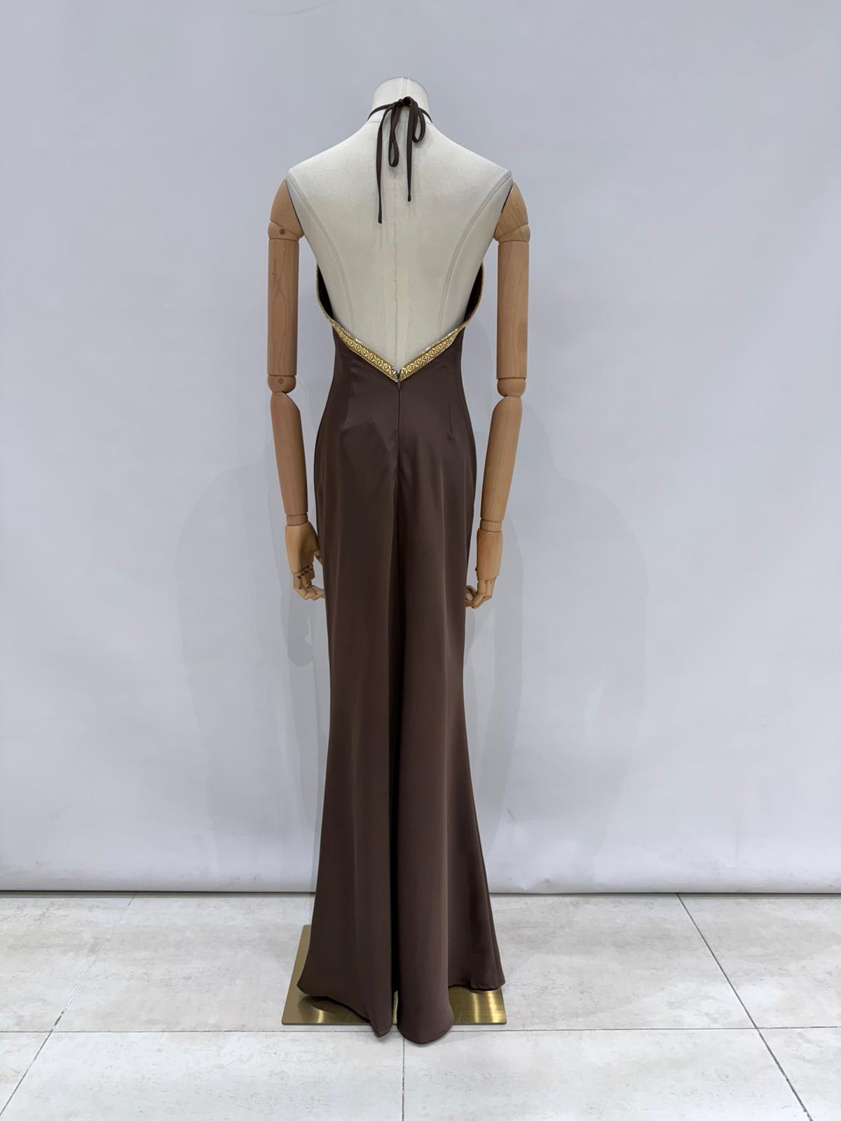 Vestido cuello halter 516197