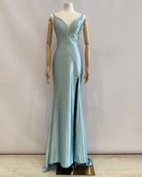 Vestido de pedreria 5801