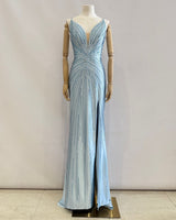 Vestido de pedreria 5801