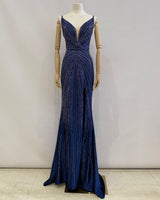 Vestido de pedreria 5801
