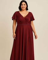 Long dress with sleeves R8307G