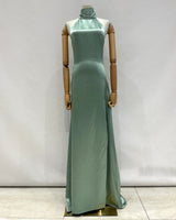 Vestido cuello halter 2612