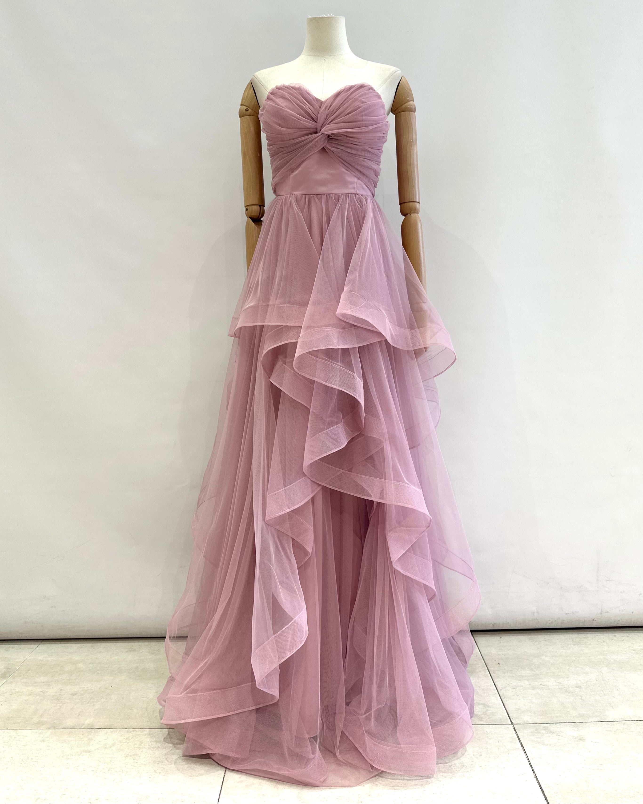 Vestido largo de tul 99622