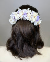 Tocado de flores naturales grande