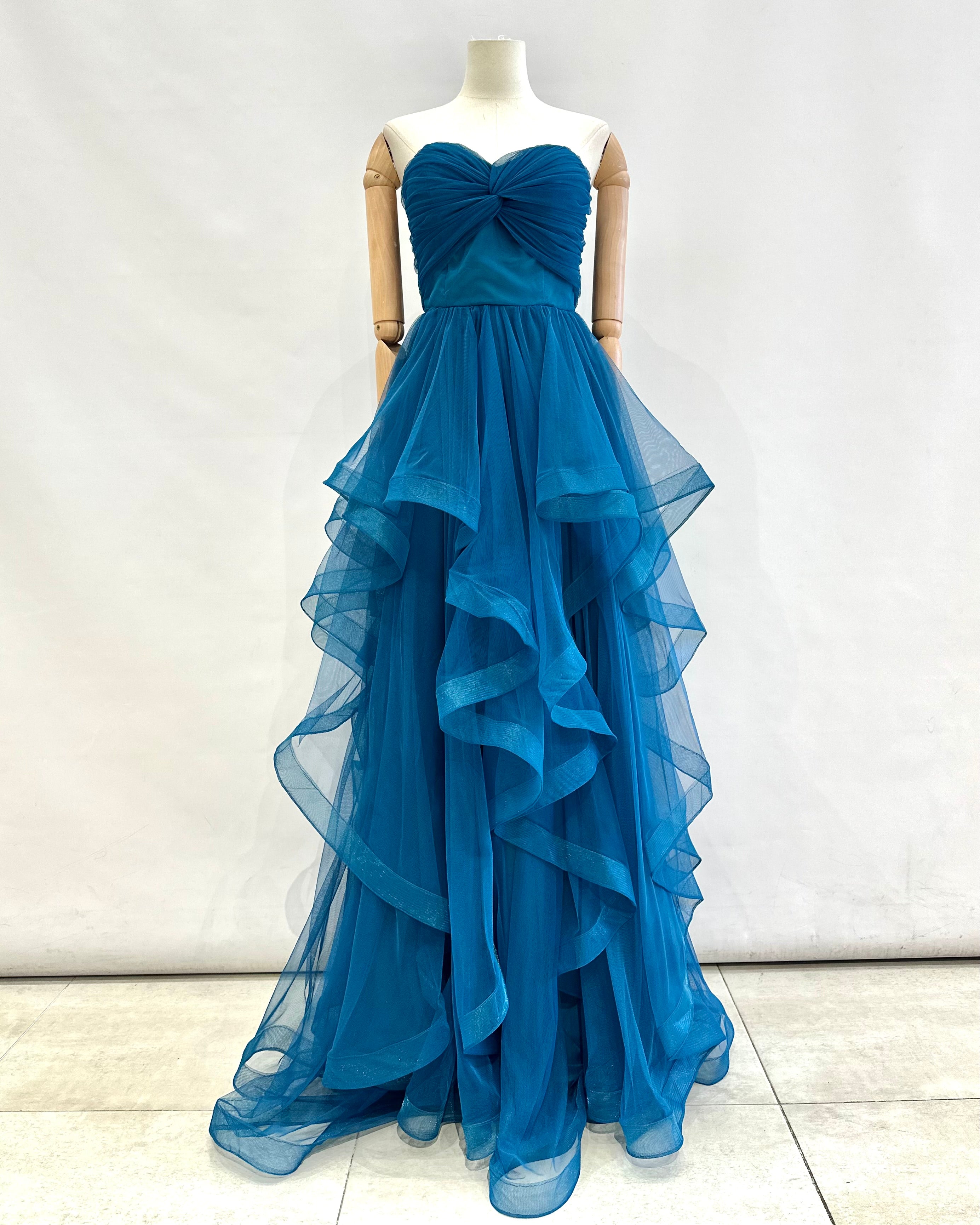 Vestido largo de tul 99622