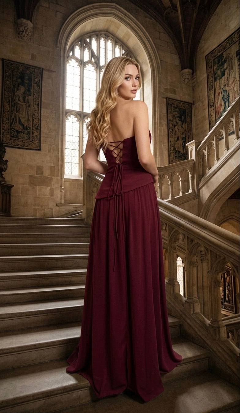 Vestido largo H2181