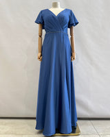 Long dress with sleeves R8307G
