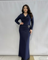 Vestido largo hebilla 25349