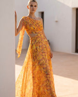 Vestido largo estampado 22393-2
