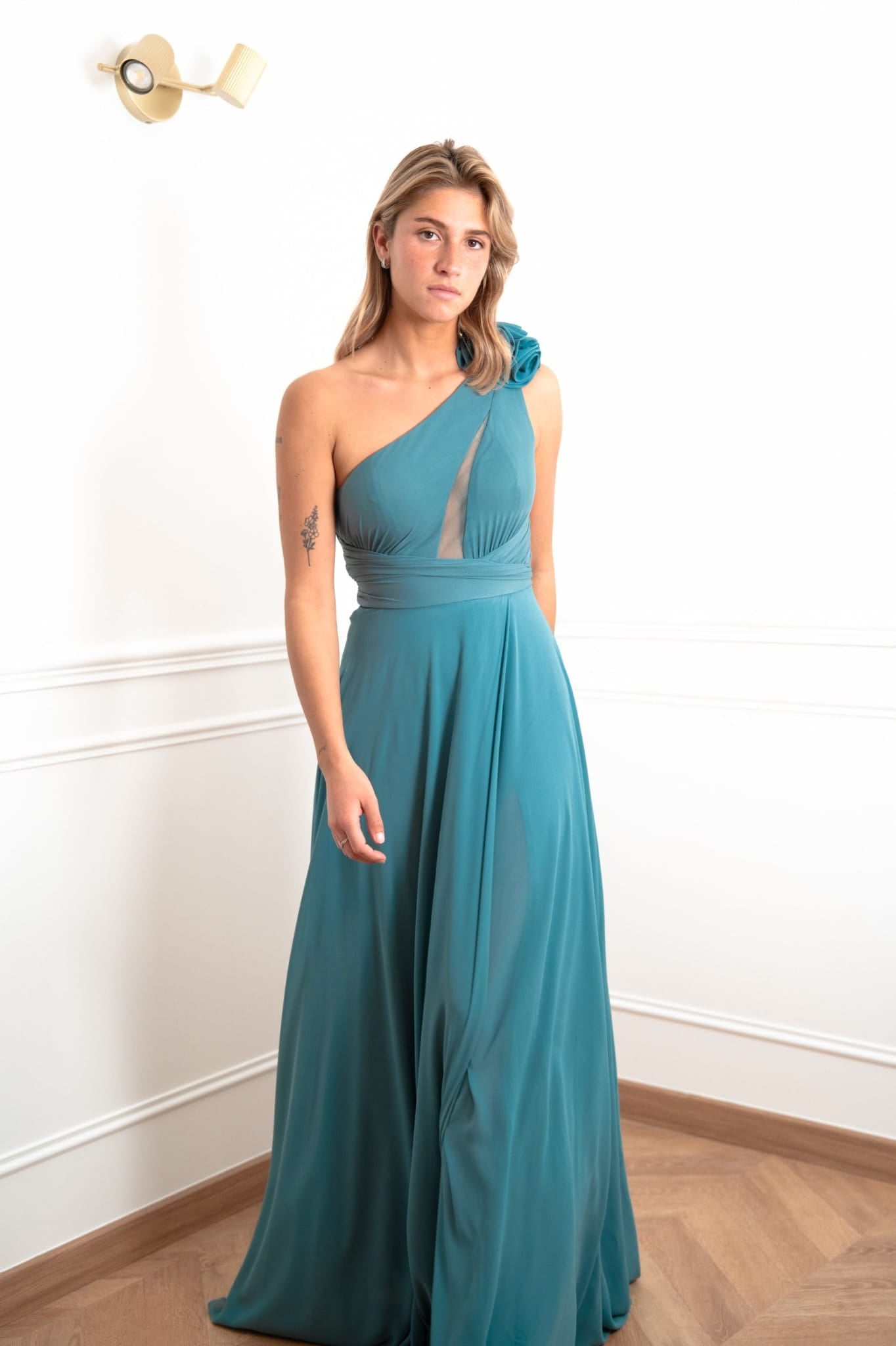 Vestido asimetrico 25128