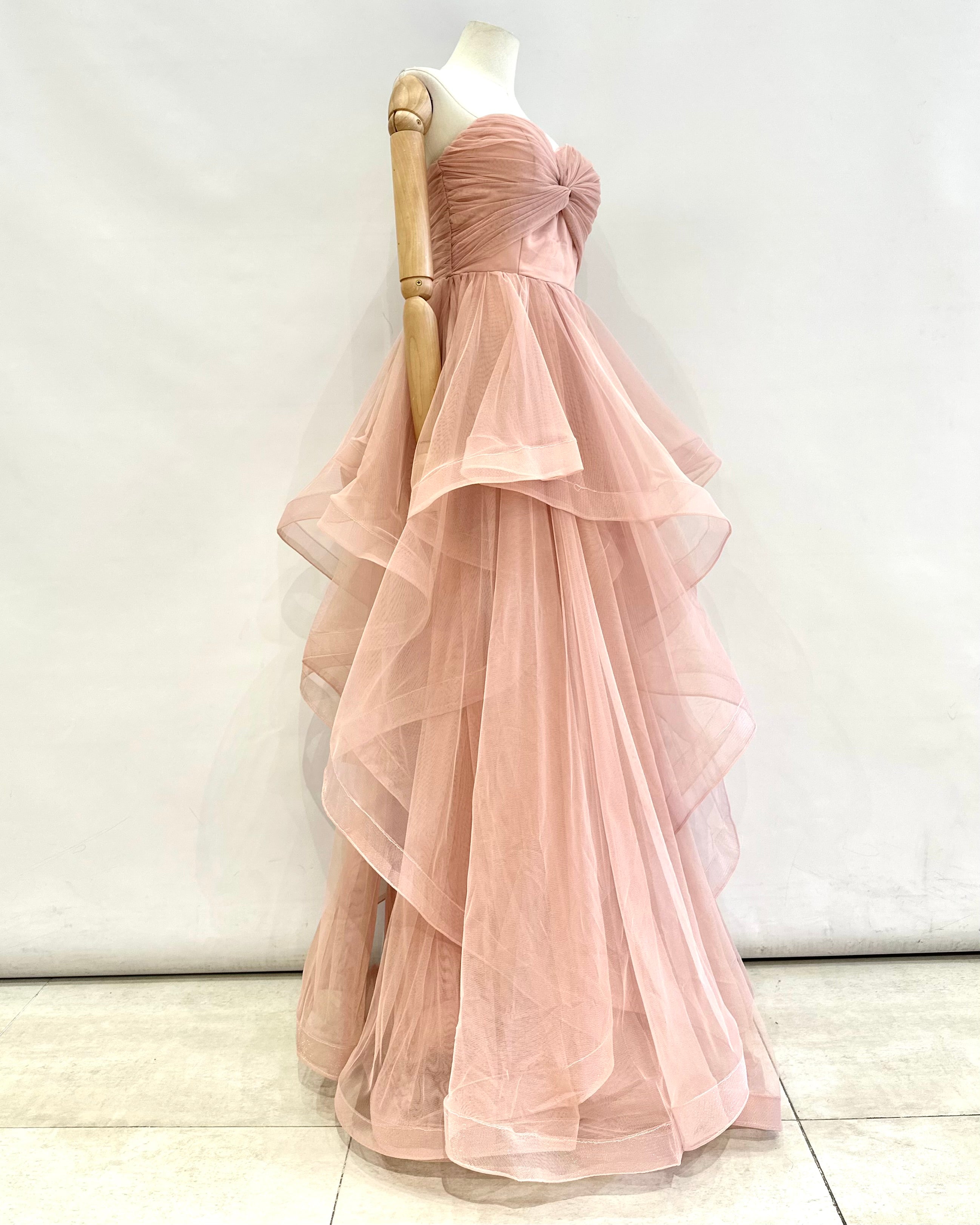 Vestido largo de tul 99622