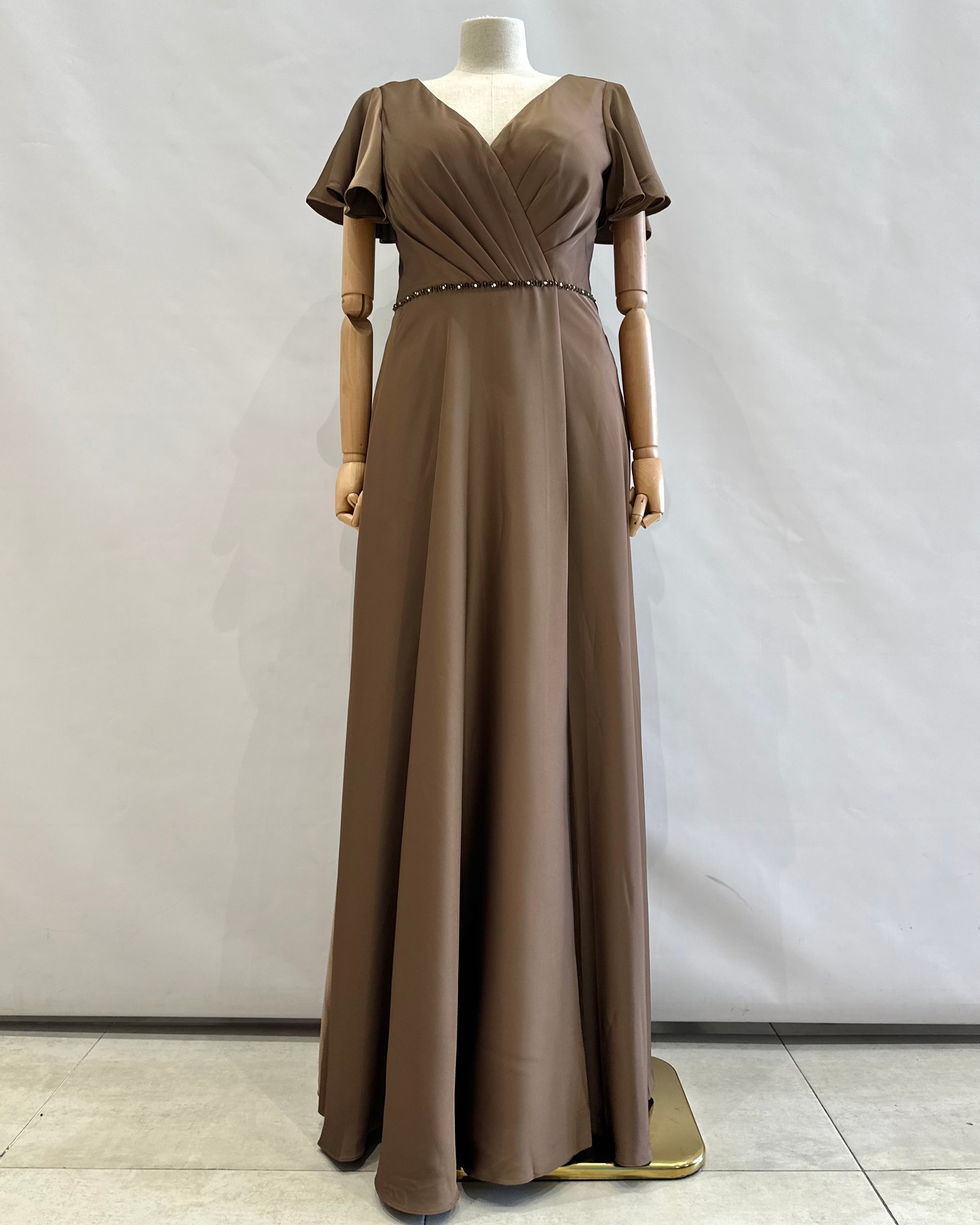 Long dress with sleeves R8307G