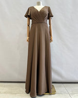 Long dress with sleeves R8307G