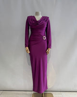 Vestido largo hebilla 25349